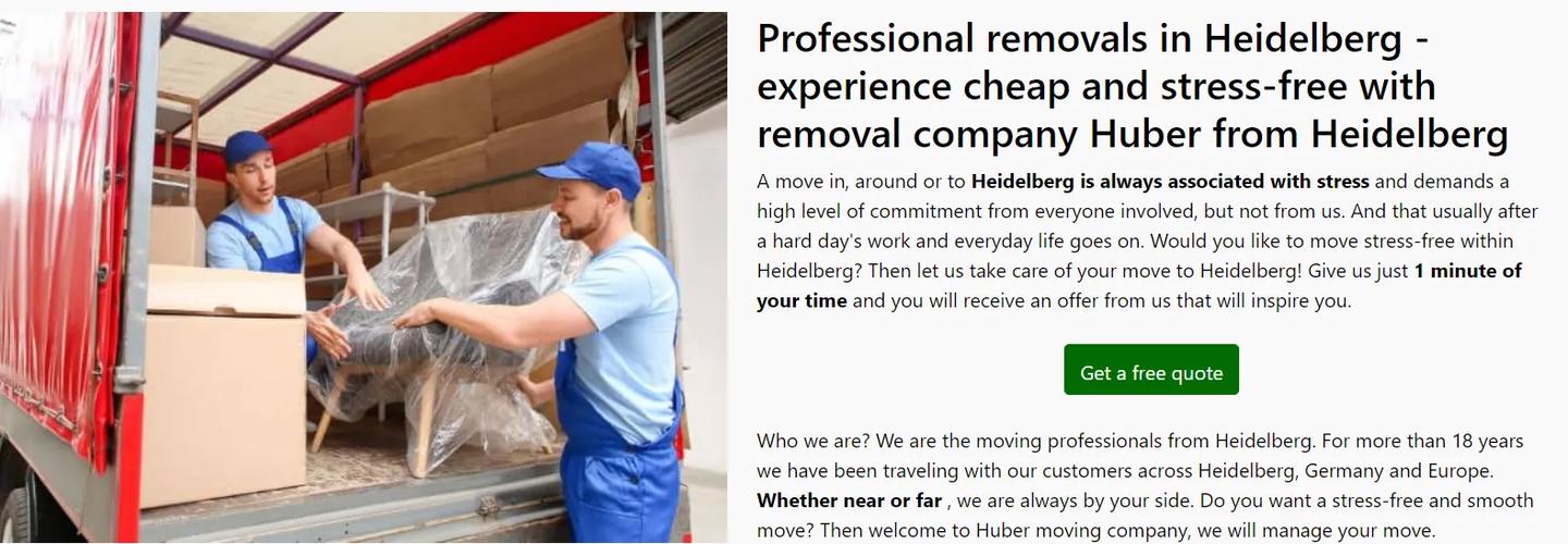 Umzugsunternehmen Huber cover photo