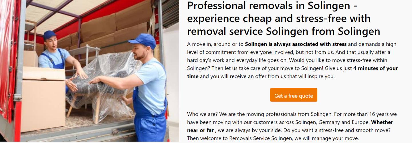 Umzugsservice Solingen cover photo