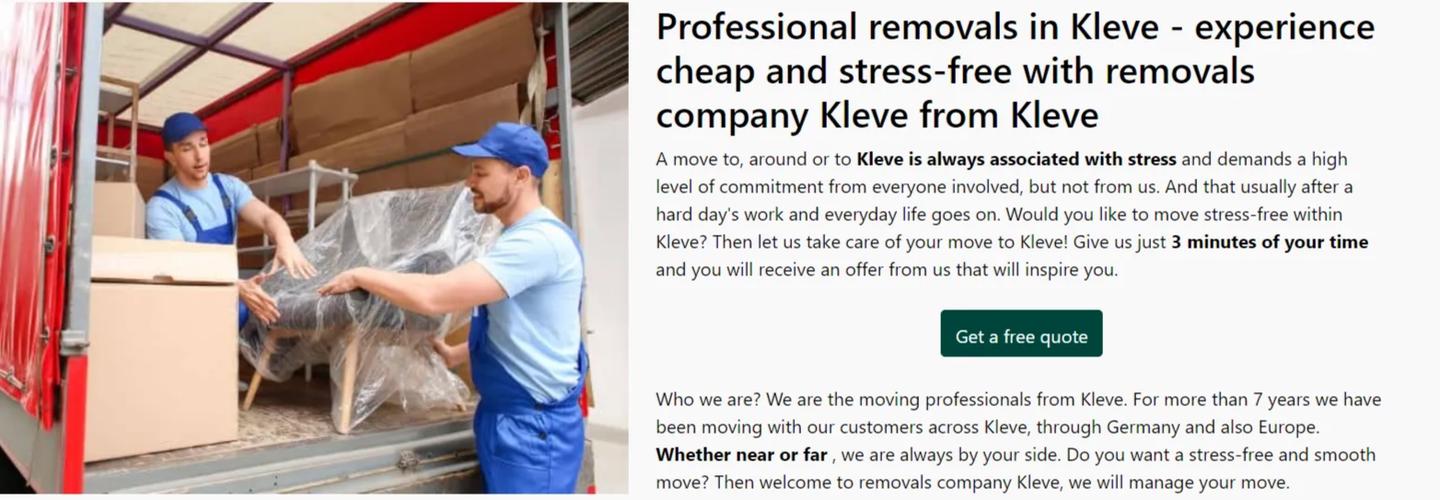 Umzugsunternehmen Kleve cover photo