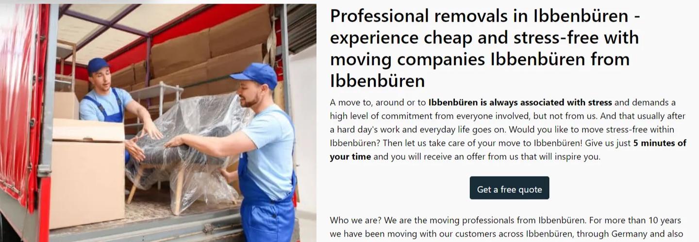 Umzugsunternehmen Ibbenbüren cover photo