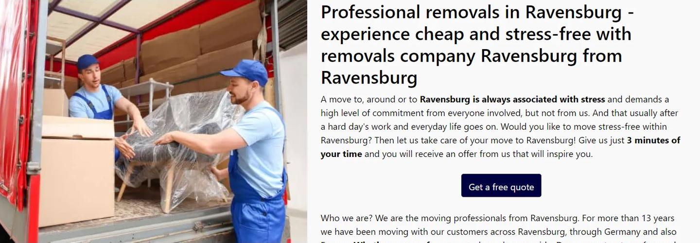 Umzugsunternehmen Ravensburg cover photo