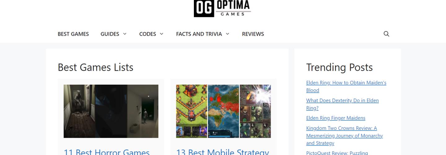 Optima Games cover photo