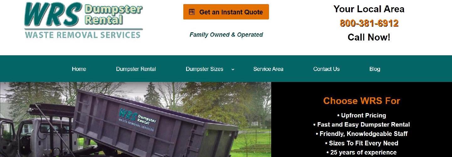 WRS Dumpster Rental cover photo