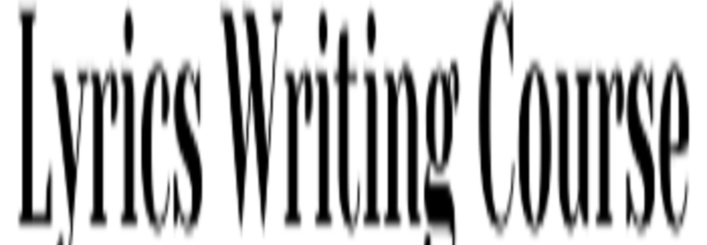 Lyrics Writing Course cover photo