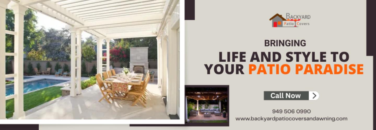 Backyard Patio  Covers and Awning cover photo