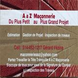 A a Z Maçonnerie - Home Builders & Building Contractors in Lachin