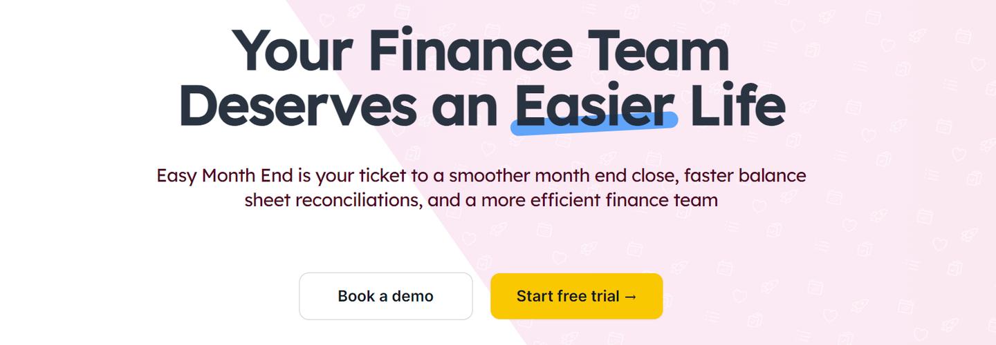 Easy Month End  cover photo