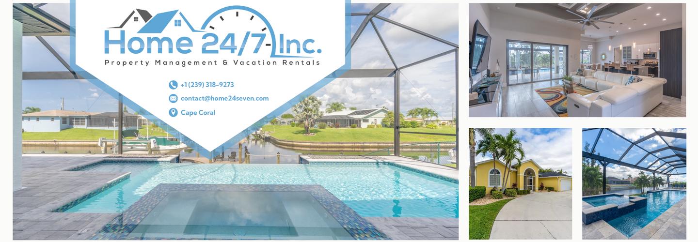 Home 24/7 - Cape Coral Vacation Rentals & Property Management cover photo