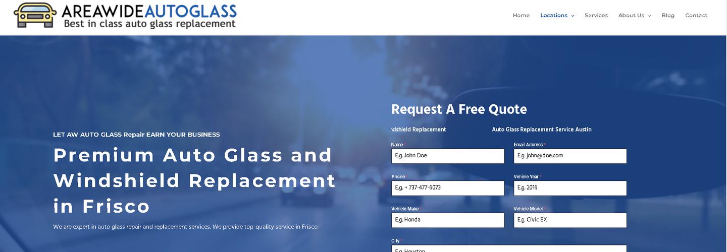 area wide auto glass cover photo