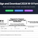 W9 Form Sign Online - photo 1