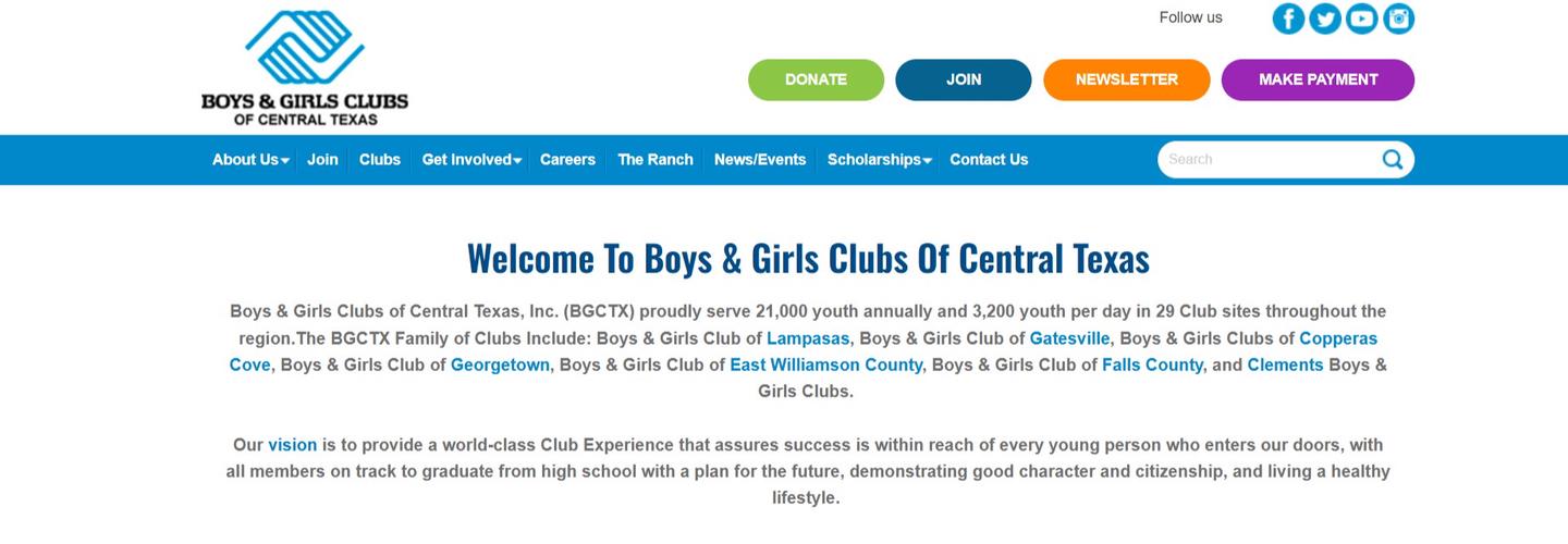 Boys & Girls Clubs of Central Texas cover photo