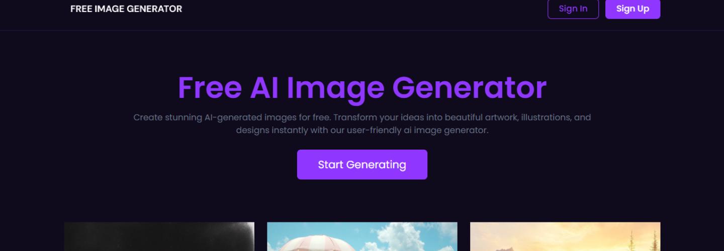 Free Image Generator cover photo