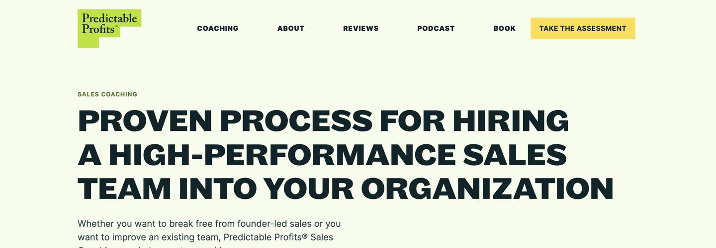 Predictable Profits cover photo