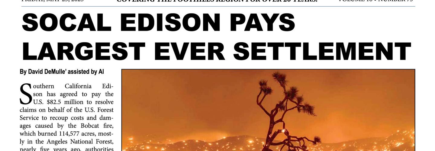 The Foothills Paper cover photo