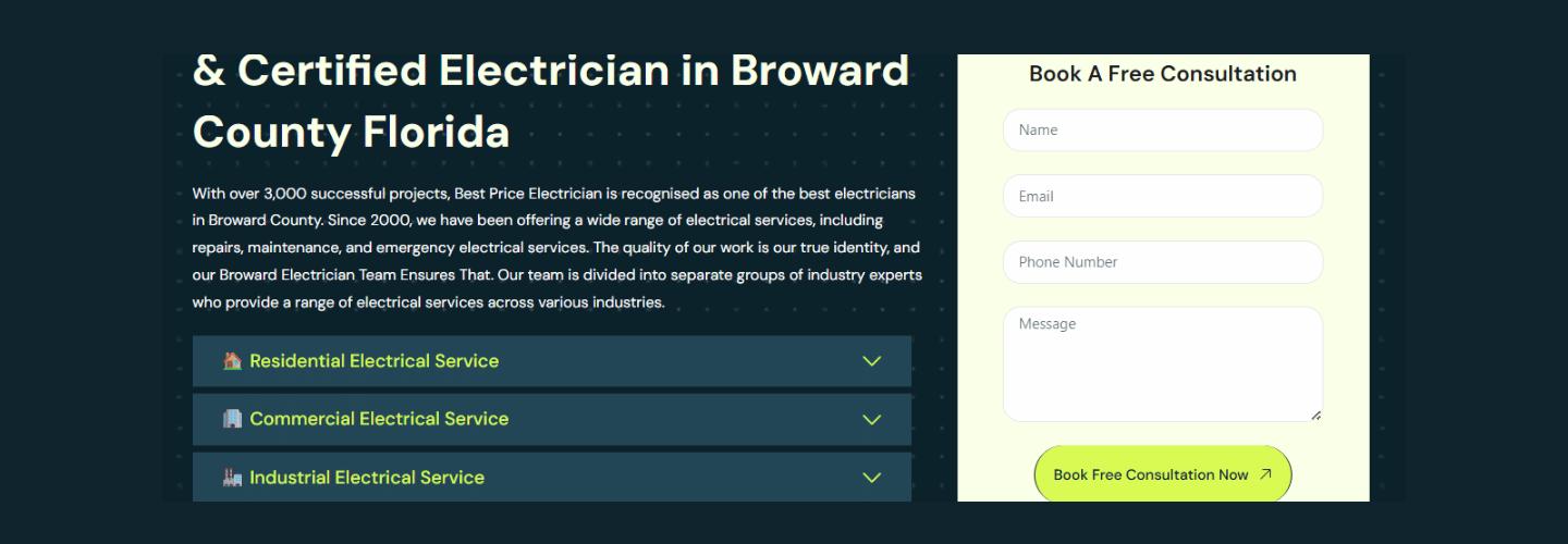 Best Price Electrician cover photo