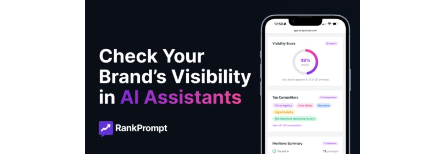 Rank Prompt | LLM SEO Platform | AI Visibility Tool cover photo