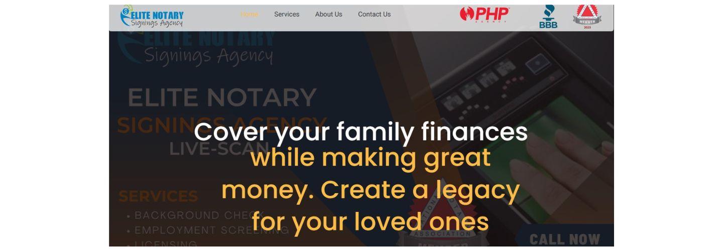 Elite Notary Signings Agency Notary Immigration Services Livescan DMV cover photo