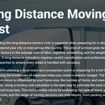 Long Distance Moving Cost - photo 1