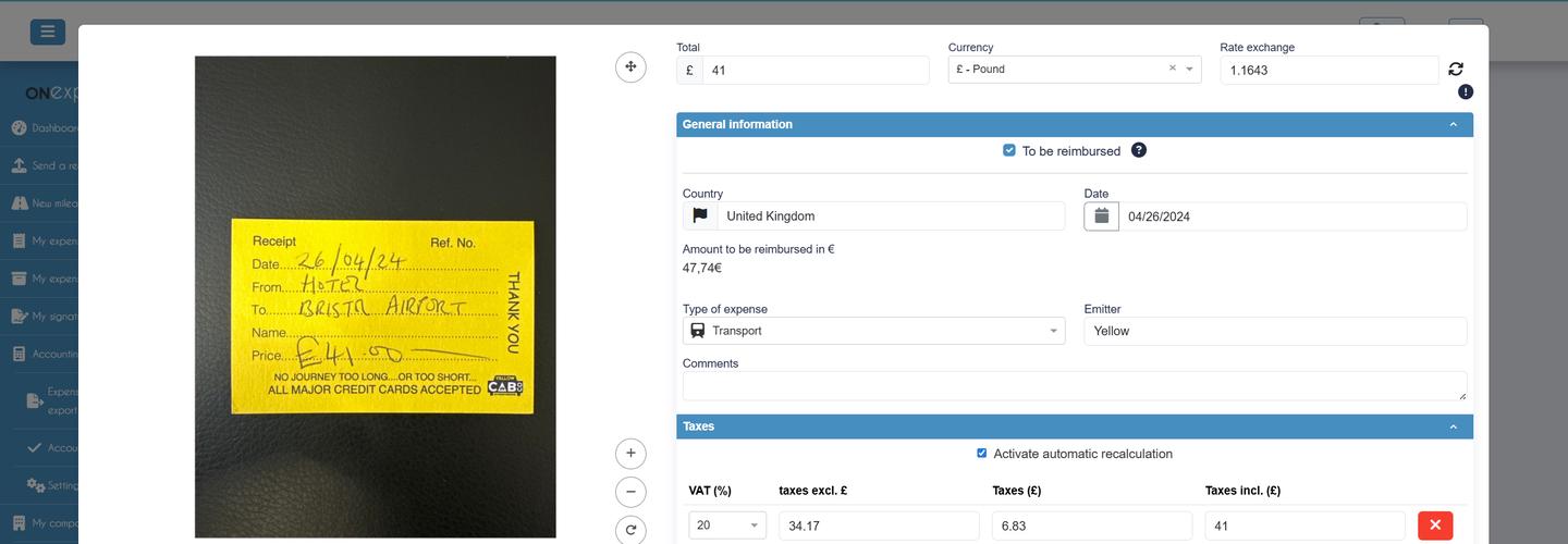 ONExpense cover photo