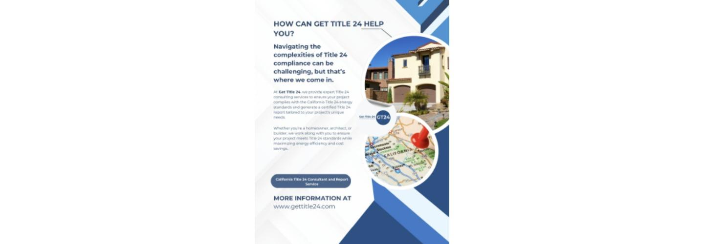 Title 24 Report and Energy Calculations cover photo