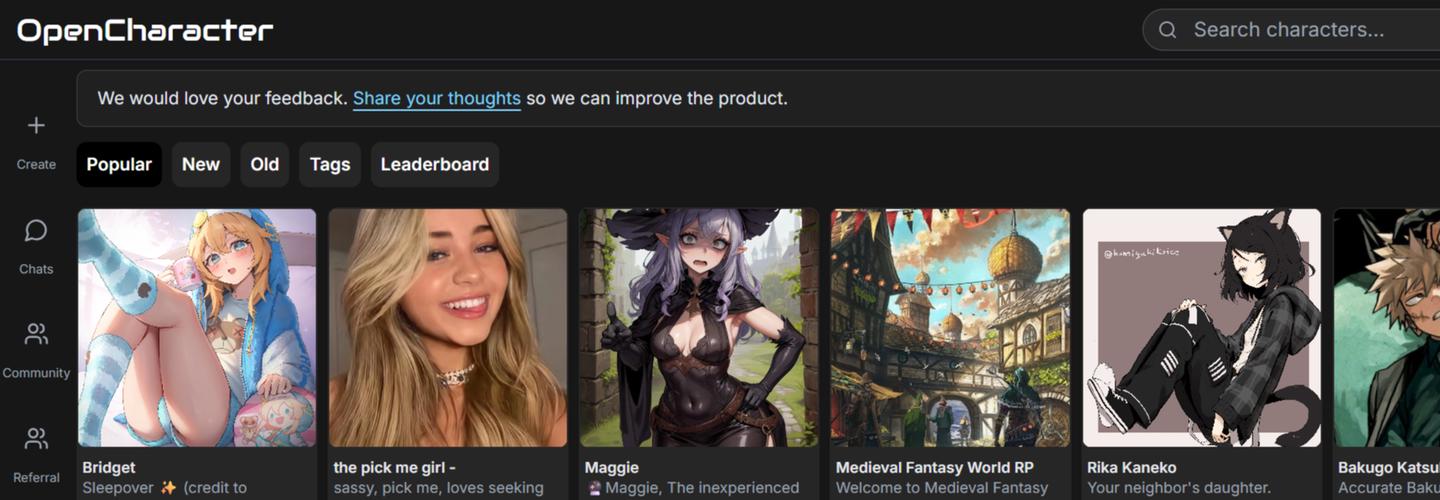 OpenCharacter AI cover photo