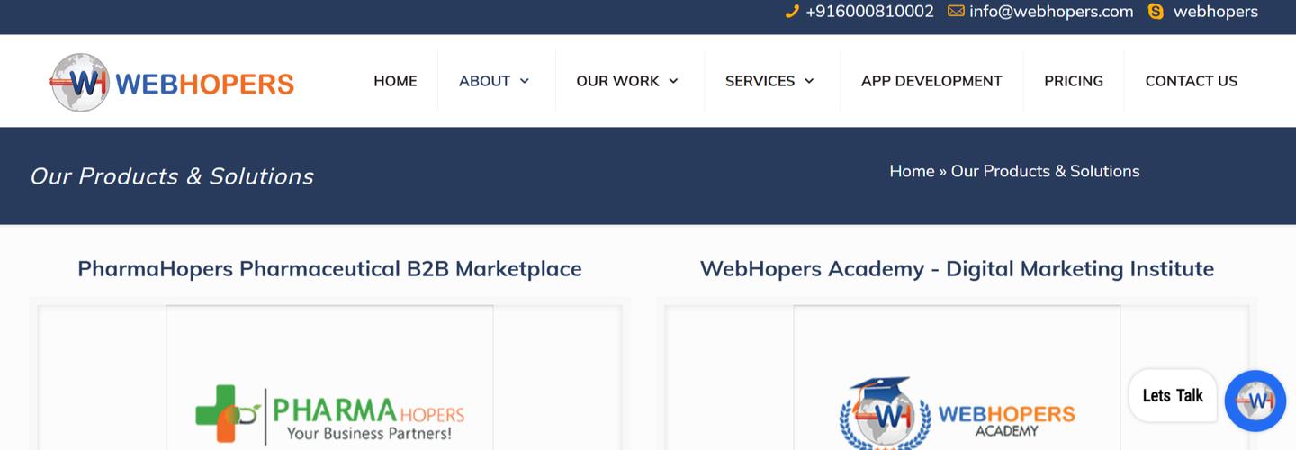 WebHopers cover photo