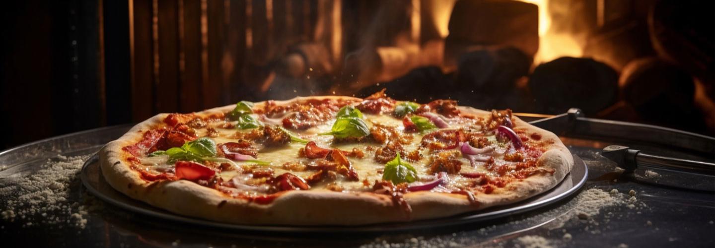 Pizza on fire cover photo